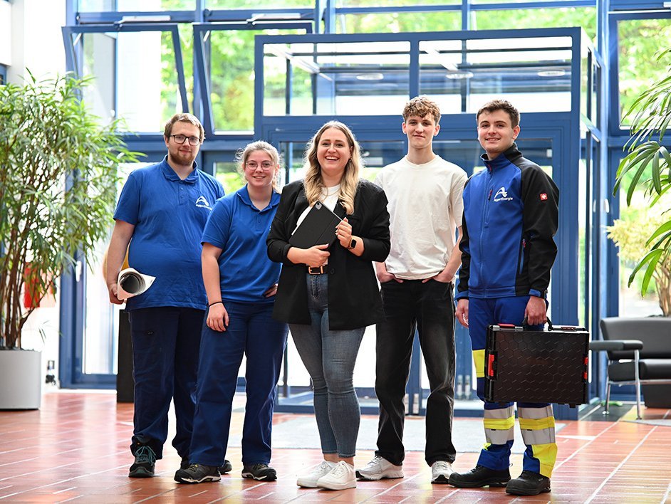 Unsere Azubis von AggerEnergie