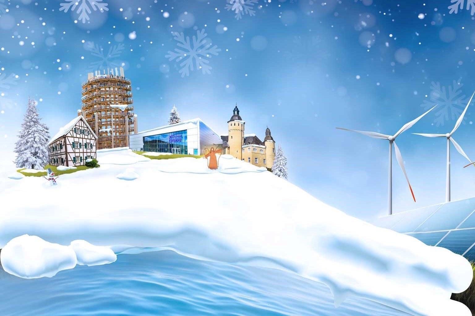 AggerEnergie Oberbergische Region Winter